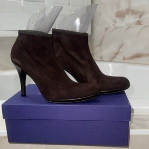 Stuart Weitzman Dark Brown Heeled Boots